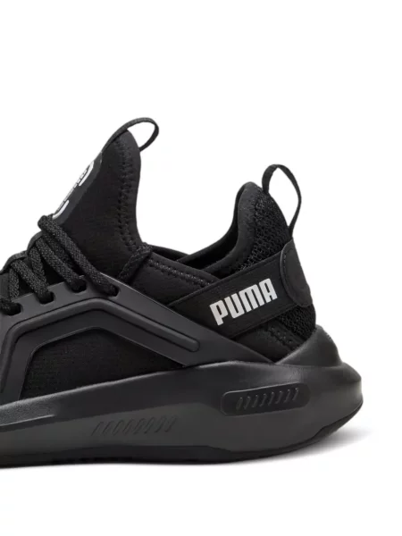 Sneakers Puma με κορδόνια με δαντέλα μαύρο
