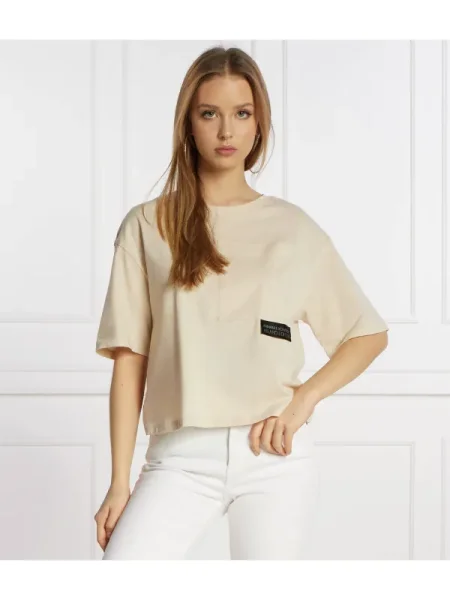 Armani Exchange Tricou bej