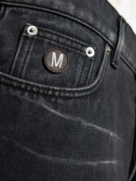 Blugi Moschino cu 5 buzunare gri
