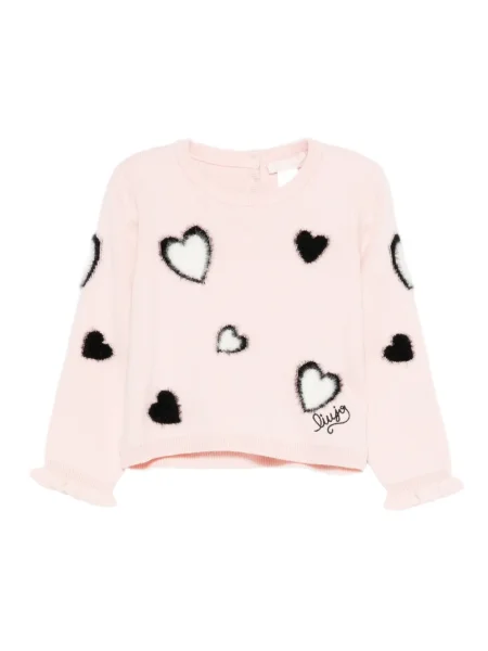 Sweter dziecięcy Liu Jo różowy