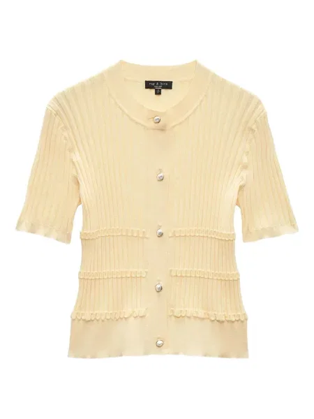 Cardigan Rag & Bone tricotate galben