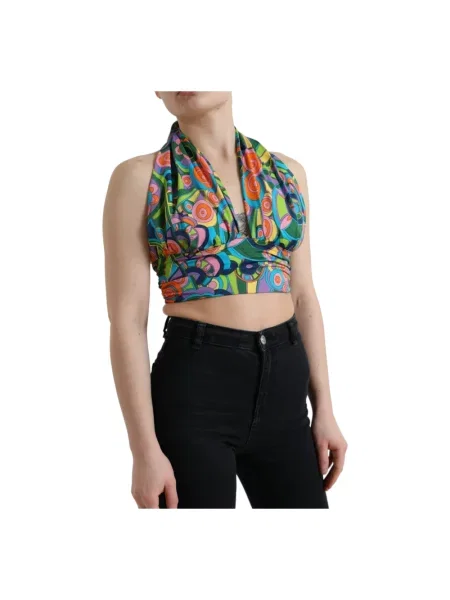 Top Dolce And Gabbana z dekoltem halter