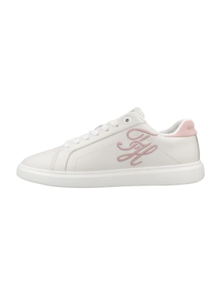 Pantofi Tommy Hilfiger din piele alb