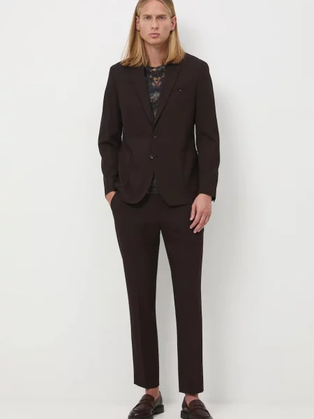 Kalhoty Medicine přiléhavé hnědá