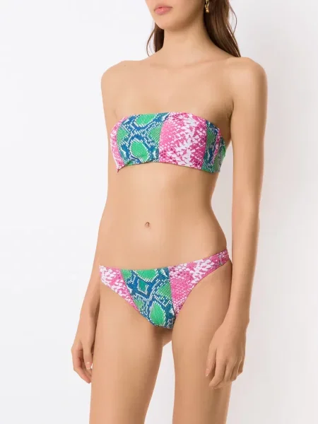 Bikini Amir Slama z nadrukiem zielony
