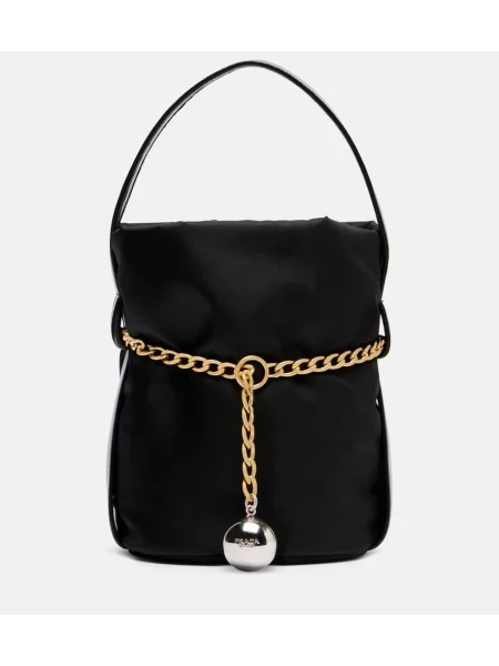 Geantă bucket Prada negru
