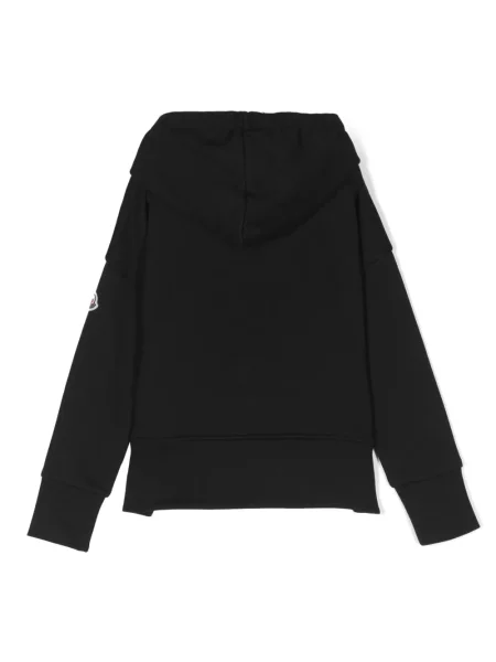 Bluza z kapturem dziecięca Moncler Enfant czarna