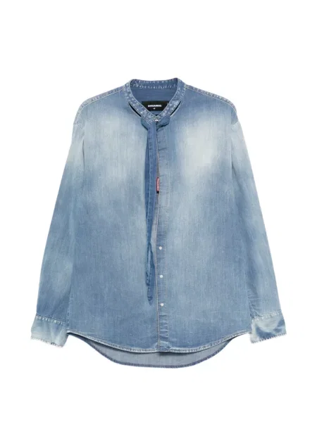 Lung cămașă de blugi Dsquared2 albastru