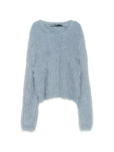 Cardigan Bimba Y Lola cu blană albastru