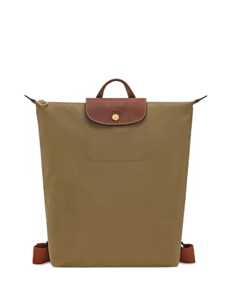 Rucsac Longchamp din piele verde