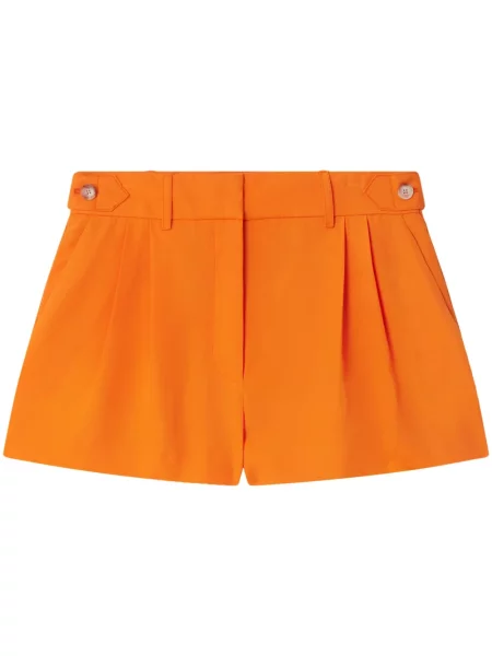 Pantaloni scurți Stella Mccartney scurte portocaliu