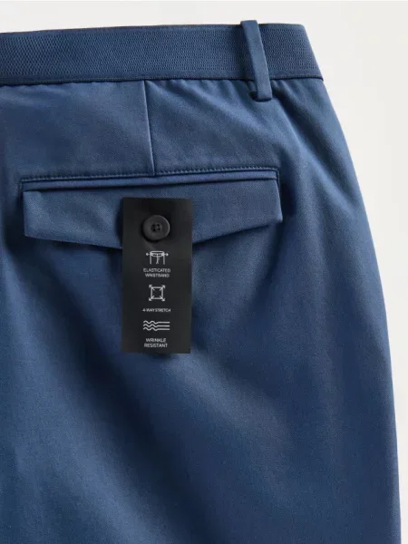 Reserved Pantaloni chino slim fit albastru