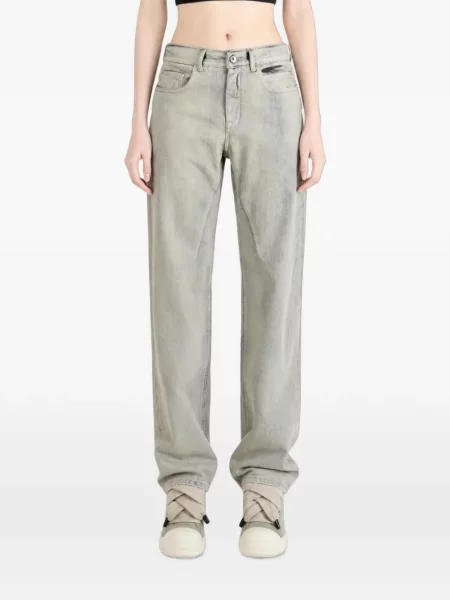 Blugi drepți Rick Owens Drkshdw gri