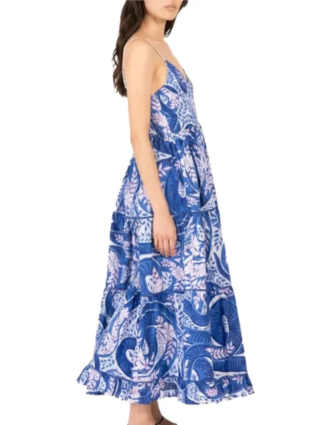 Rochie Poupette St Barth cu imagine albastru