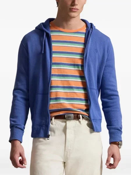 Ριγέ δερμάτινος κάλτσες Polo Ralph Lauren με κορδόνι μαύρο