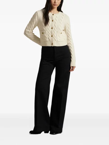 Căciulă Polo Ralph Lauren cu broderie tricotate de costum albastru