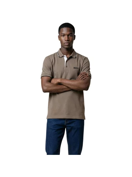 BOSS Green polo tričko pánske Paddy Pro béžová