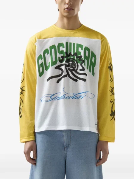 Tricou Gcds lung alb