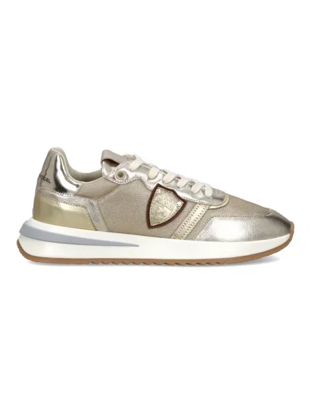 Buty do biegania Philippe Model skórzane do biegania żółte
