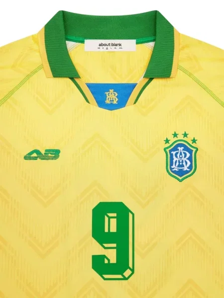 Fotbal tricou Aboutblank cu imagine galben