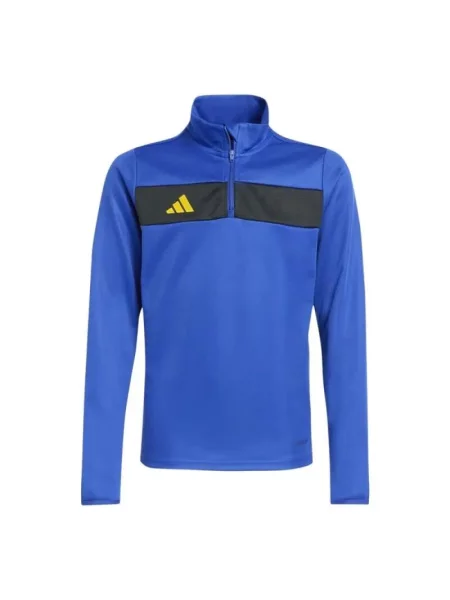 Adidas Tiro 25 Essentials junior Bluza z zamkiem dla juniorów niebieska