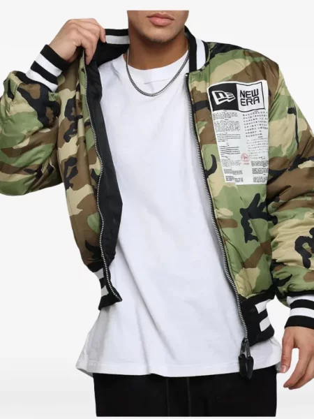Reversibil geacă bomber New Era Cap negru