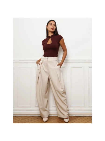 Pantaloni La Modeuse bej