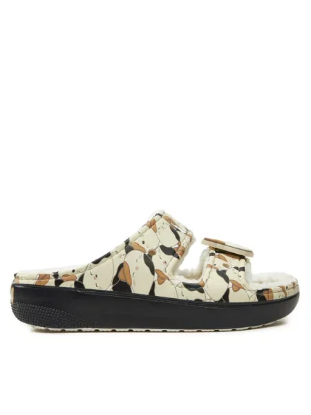 Шлепанцы Crocs бежевые