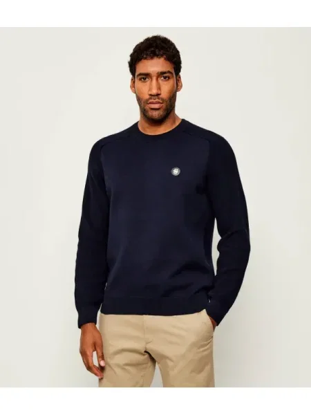 BOSS Pulover C-Illian Bleumarin negru