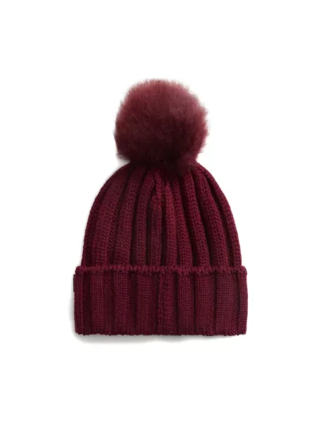 Czapka Woolrich brązowa