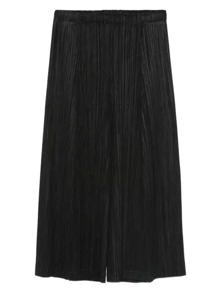 Pantaloni Pleats Please Issey Miyake plisate negru