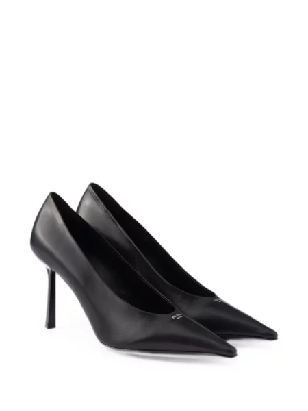 Pantofi cu toc Prada din piele negru
