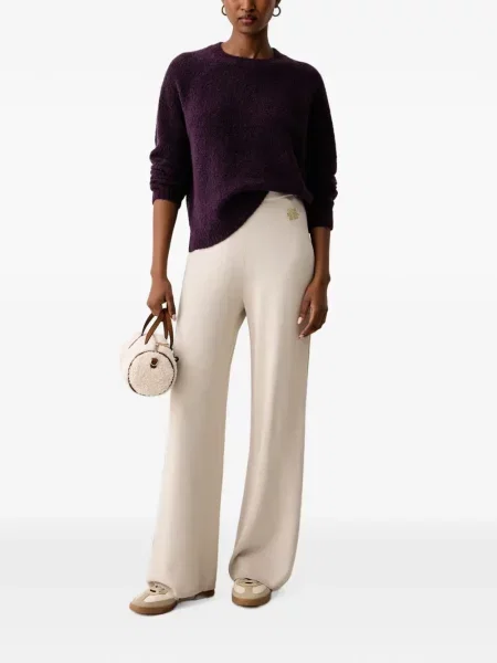 Pantaloni Armani Exchange tricotate cu autograf