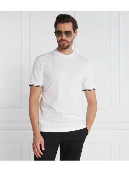 BOSS BLACK Tricou Thompson 04 | Regular Fit alb