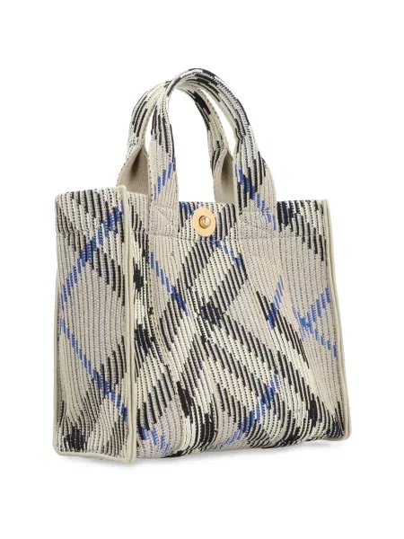 Dzianinowa shopperka Burberry beżowa