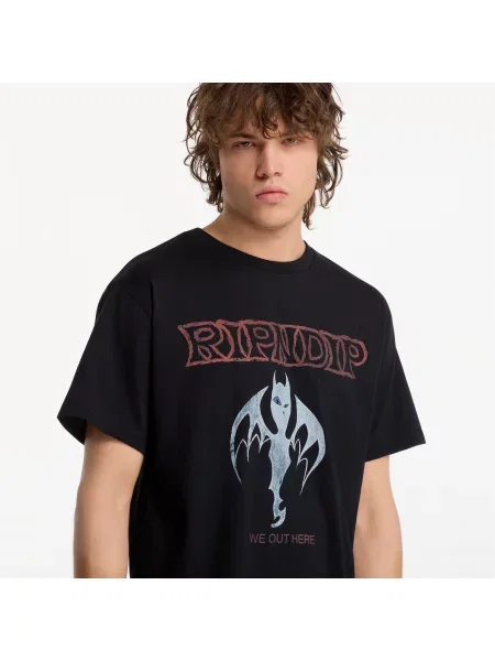 Тениска RIPNDIP Phantom Tee Black S черно