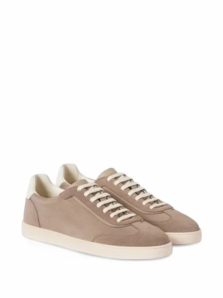 Sneakerși Brunello Cucinelli din piele de căprioară