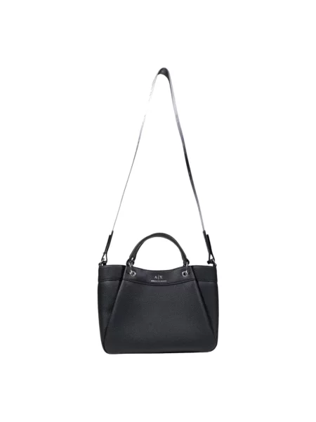 Torebka Armani Exchange skórzana czarna