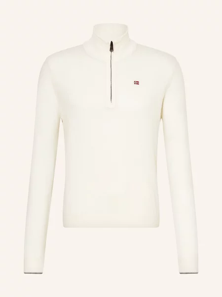 Napapijri Sweter Typu Troyer Damavand beige beżowy