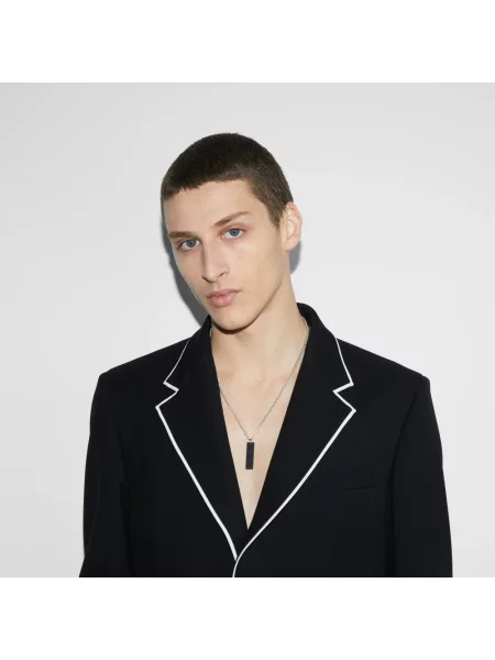 Naszyjnik Gucci szary