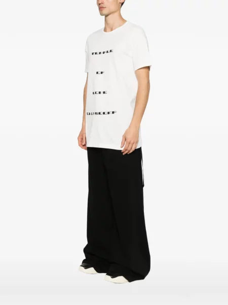 Tricou Rick Owens Drkshdw alb