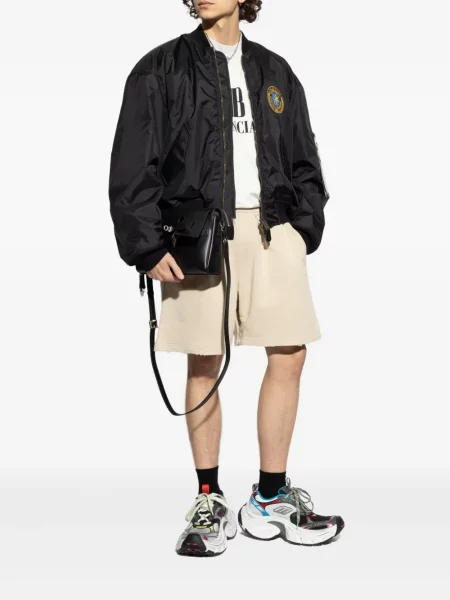 Bermude Balenciaga cu broderie