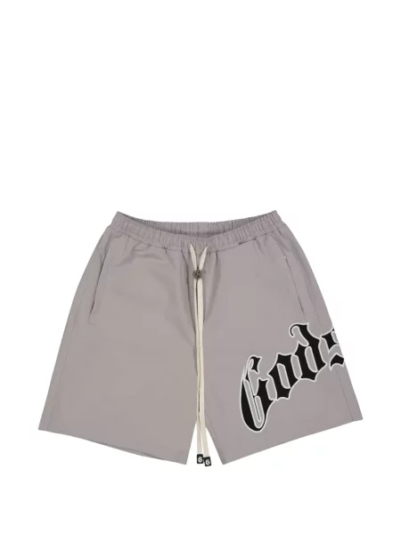 Pantaloni scurți Godspeed cu autograf cu cordon gri