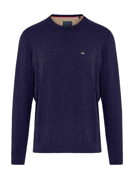 Funky Buddha Pulover / albastru amestec bej