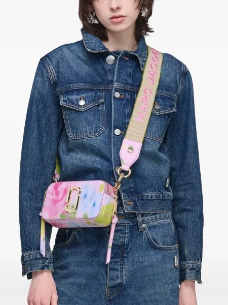 Geantă Marc Jacobs cu model floral roz