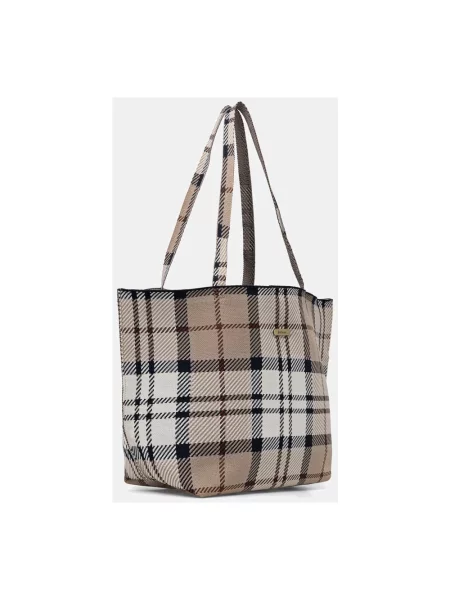 Barbour torebka shopper Layla beżowa