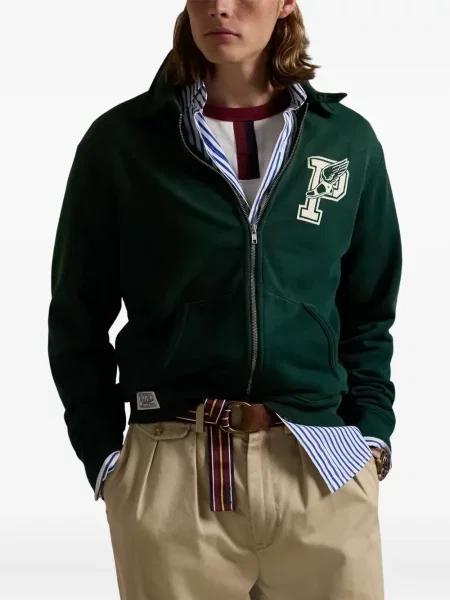 Tricou polo Polo Ralph Lauren cu dungi cu două rânduri de nasturi cu aplicații negru