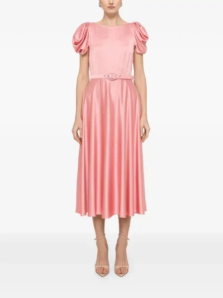 Rochie midi Nissa roz