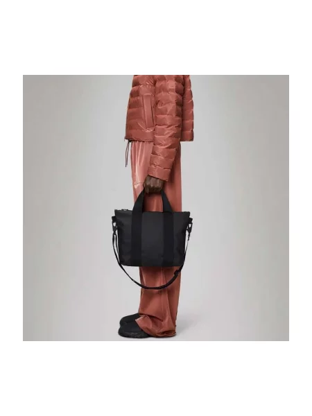 Torba Rains Tote Bags crna