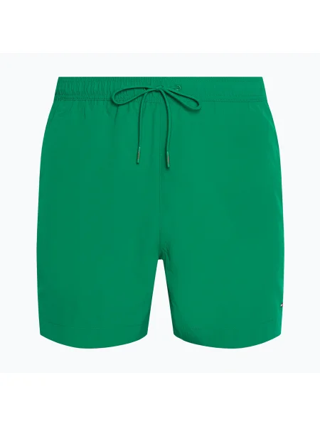 Olcsóbban. Férfi úszónadrág Tommy Hilfiger Medium Drawstring olimpic green. Méret: XL zöld